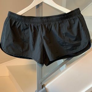 Women’s Lululemon Running Shorts lined with compression shorts